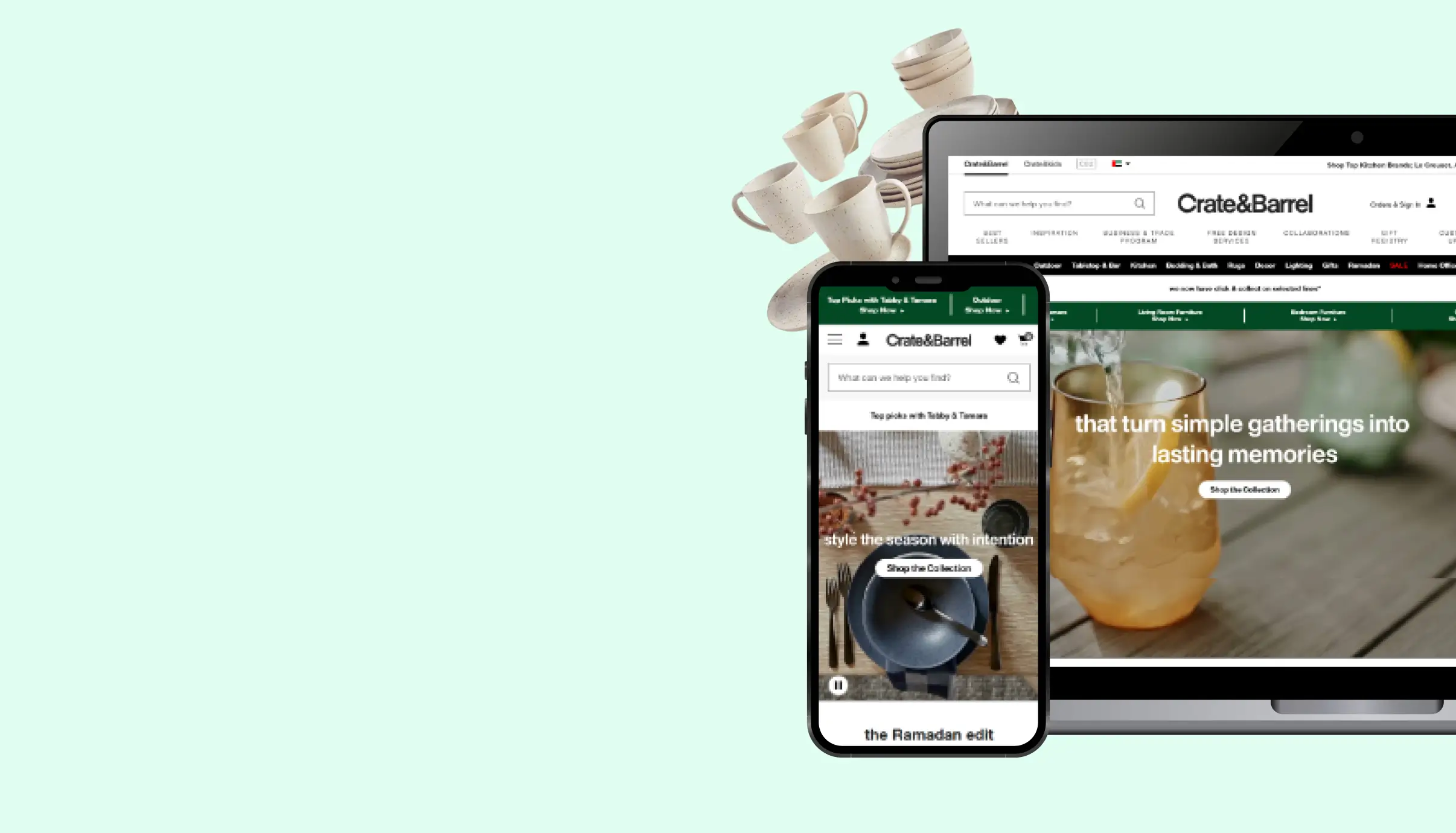 Magento 2 ecommerce development for Crate & Barrel’s Middle East franchise