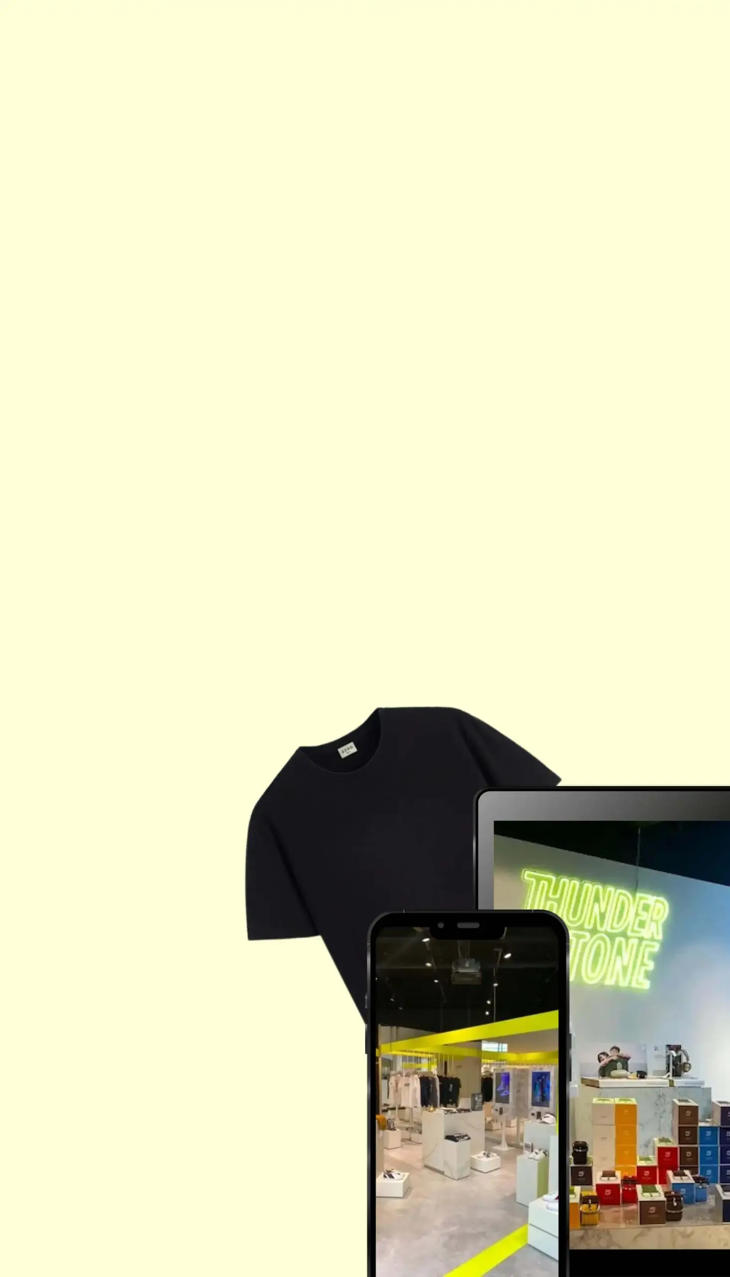 Next-Gen Vertical Store Experience with Thunder Stone Tablets & Touch Screens