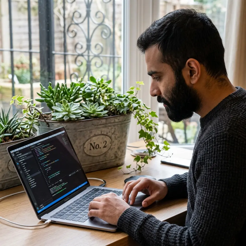 Custom PHP web app illustration