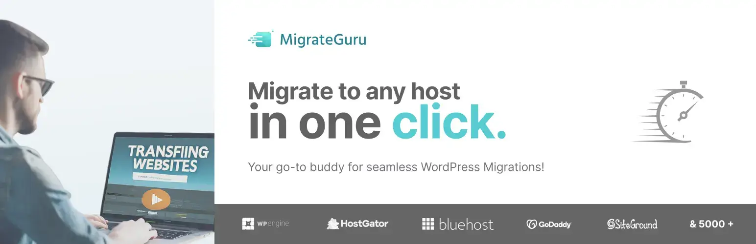 MigrateGuru plugin banner
