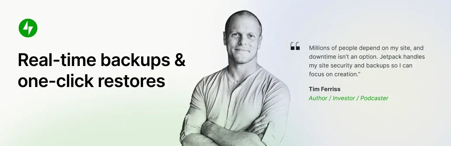 VaultPress Jetpack Backup plugin banner