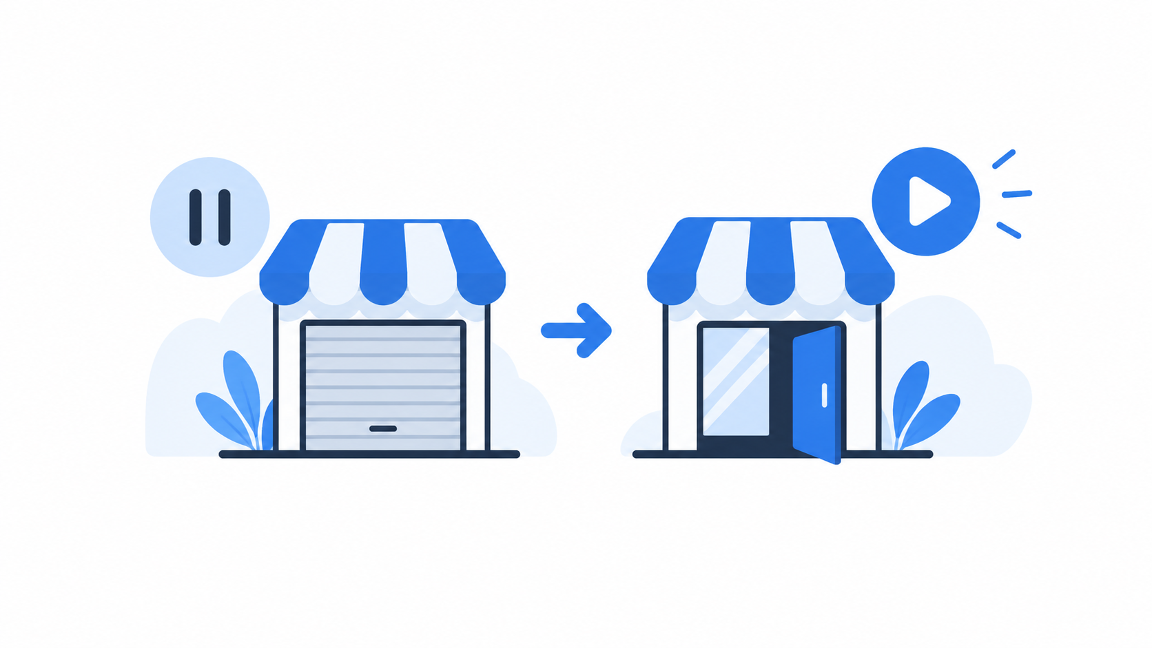 Reopen shopify paused store